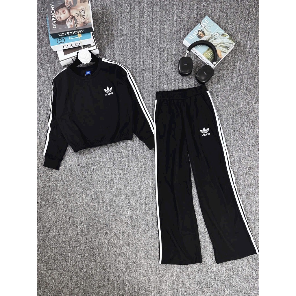 Sét bộ thể thao nữ  vải umi Hàn xuất dư mềm mịn không xù, không bai dão