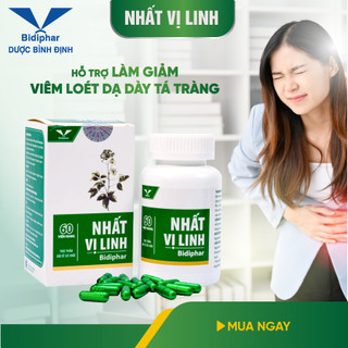 Nhất Vị Linh Bidiphar - Hỗ Trợ Viêm Loét Dạ Dày Tá Tràng - Lọ 60 Viên