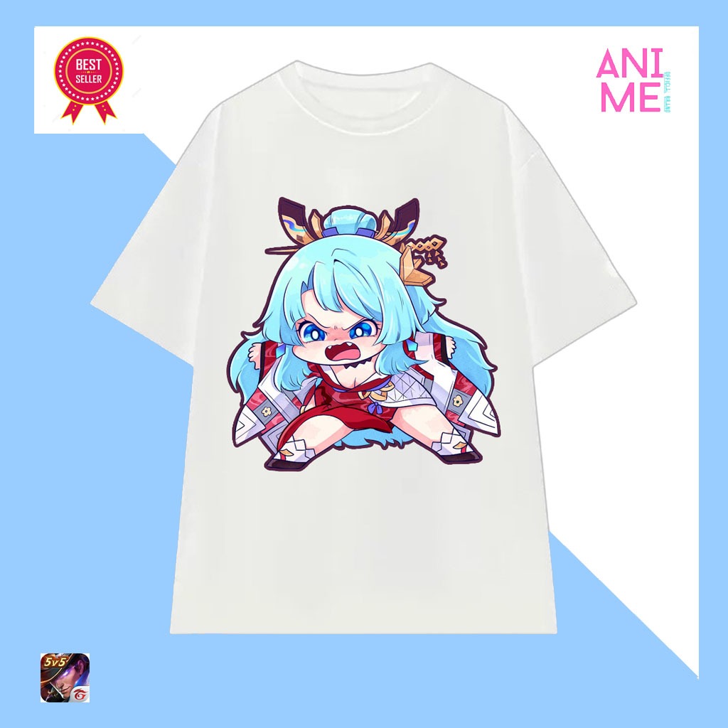 Áo thun in hình liên quân Aya siêu cute mẫu HOT nhất, chất vải mềm co giãn thoáng mát