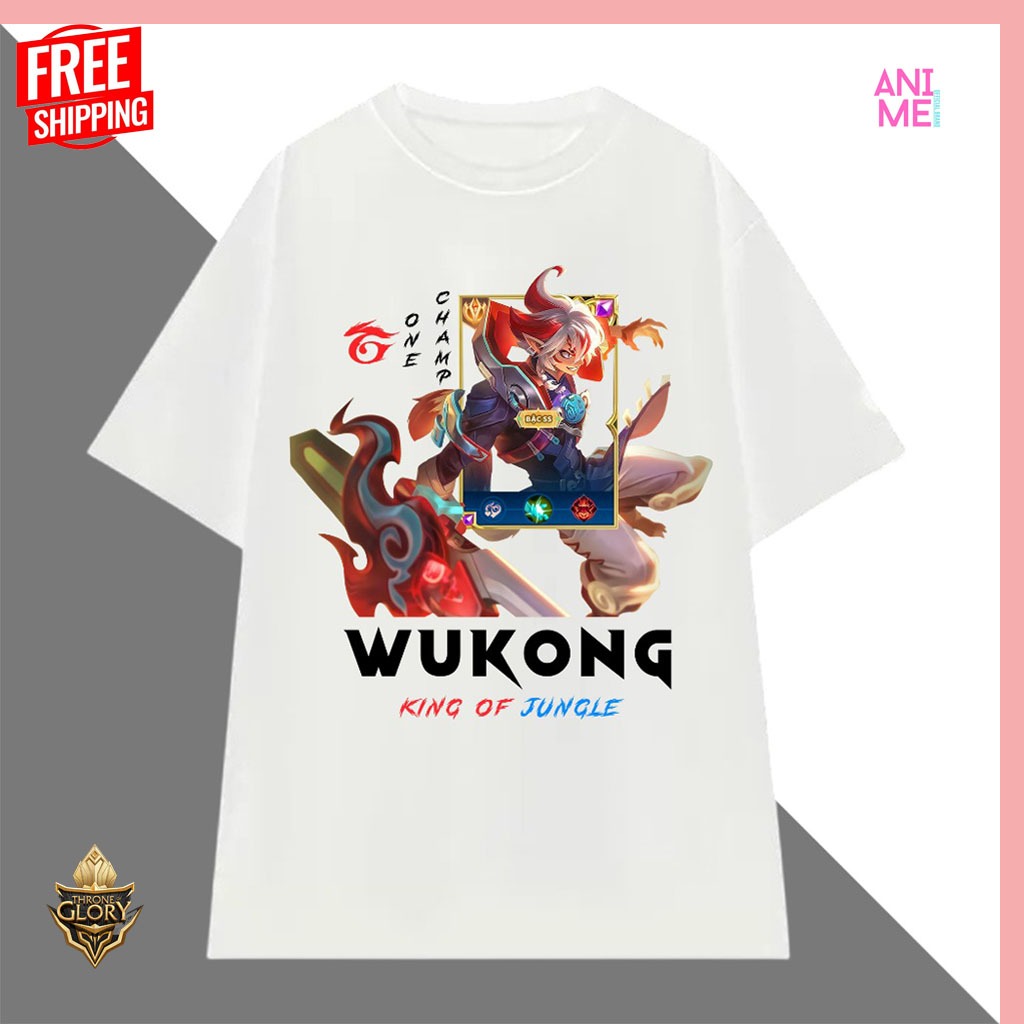 Áo thun in hình liên quân Aya siêu cute mẫu HOT nhất, chất vải mềm co giãn thoáng mát