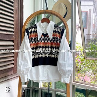 Áo len Gile 2hand kiểu dáng Hàn Quốc