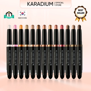 Phấn mắt nhũ KARADIUM Shining Pearl Shadow Stick 2 đầu dạng thỏi vặn