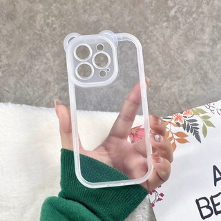 [ Iphone 14 Pro ] Ốp Lưng Silicon Chống Sốc Tai Gấu