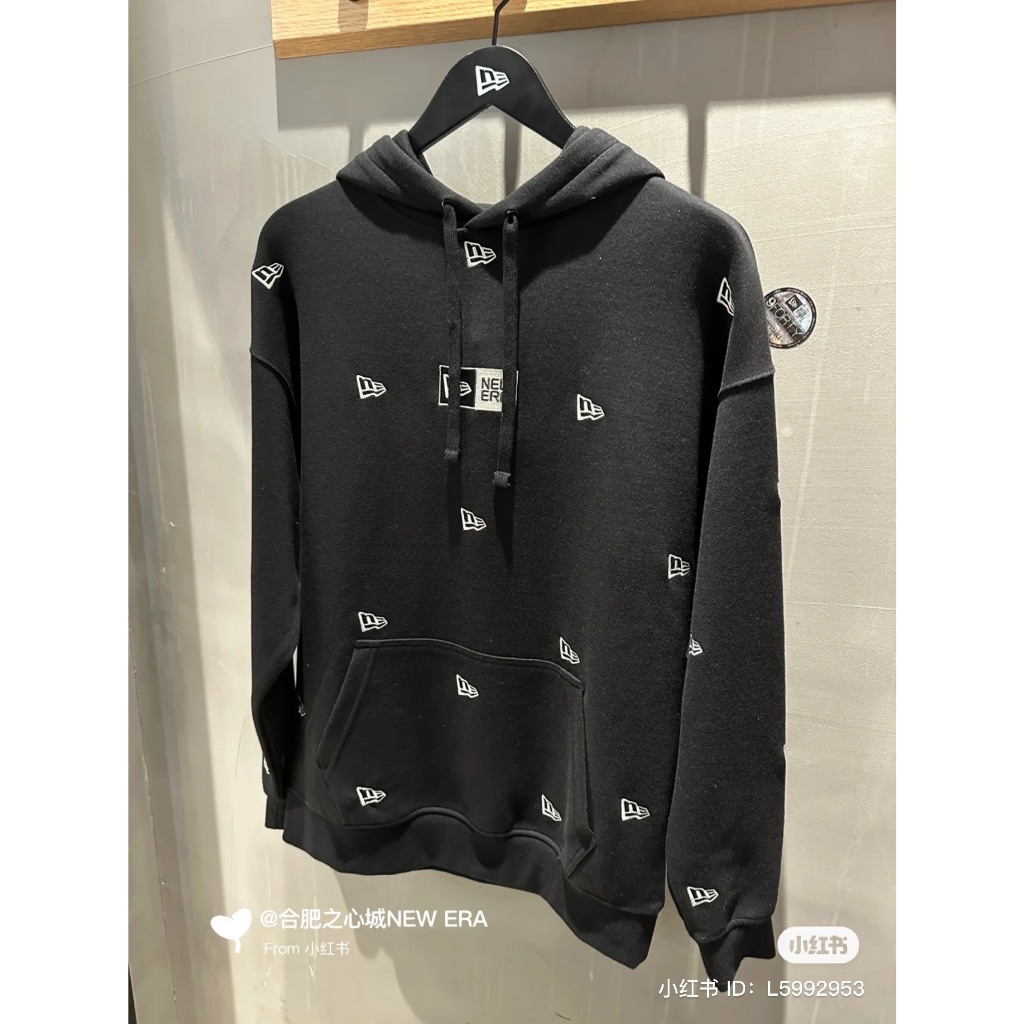 Áo Hoodie New Era Nhiều Logo Ne - Black - Code: 13560523