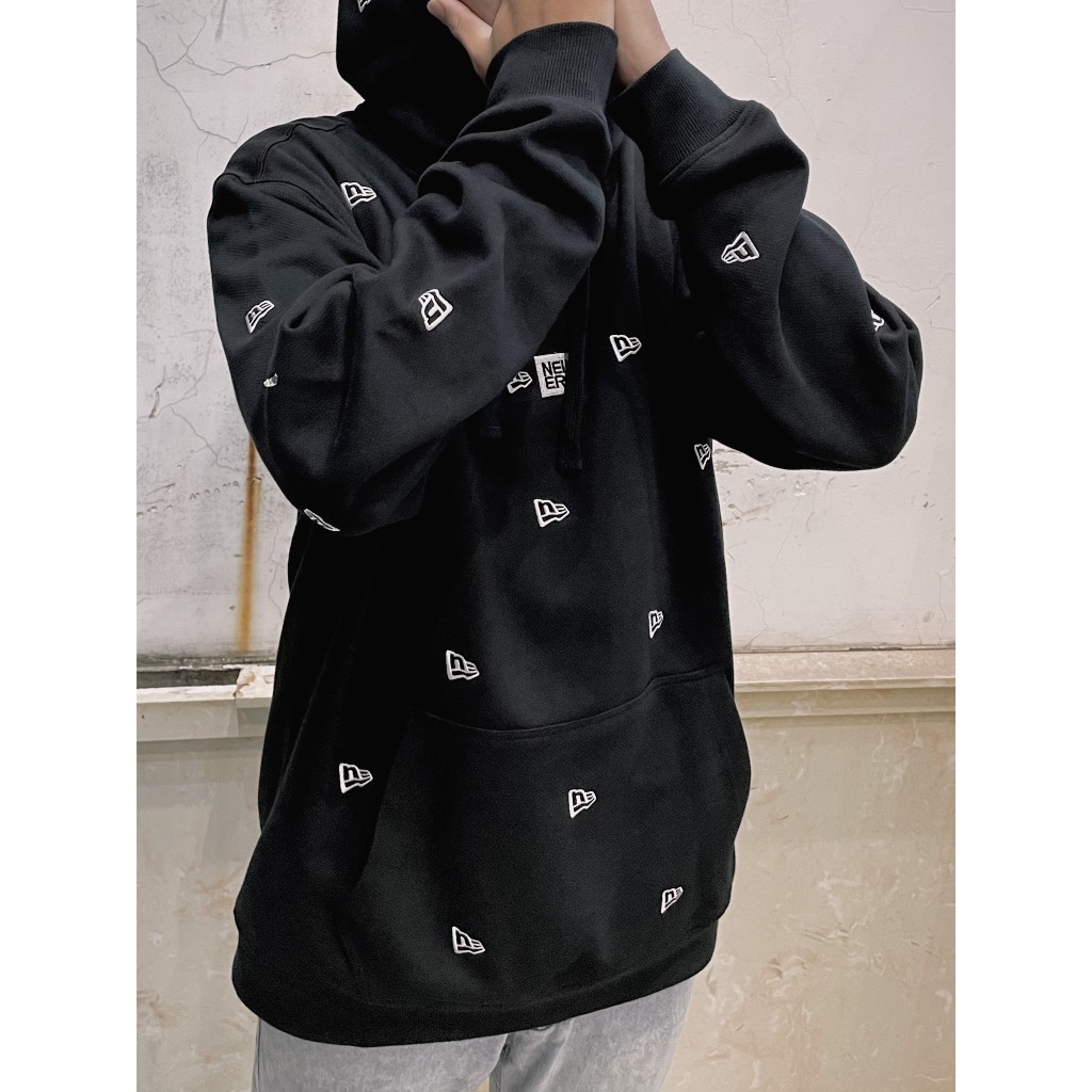 Áo Hoodie New Era Nhiều Logo Ne - Black - Code: 13560523