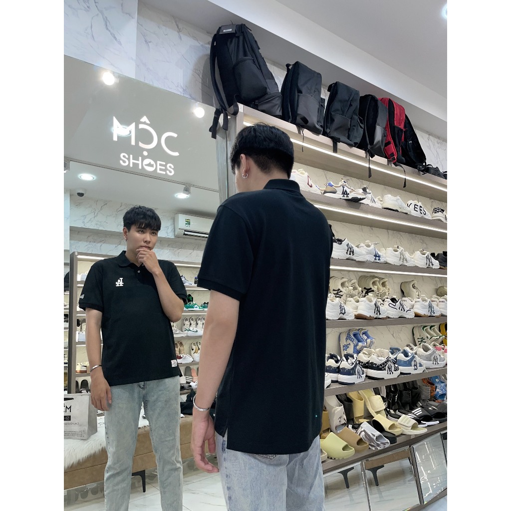 Áo New Era - Polo La Thêu - Black - Code: 13280344