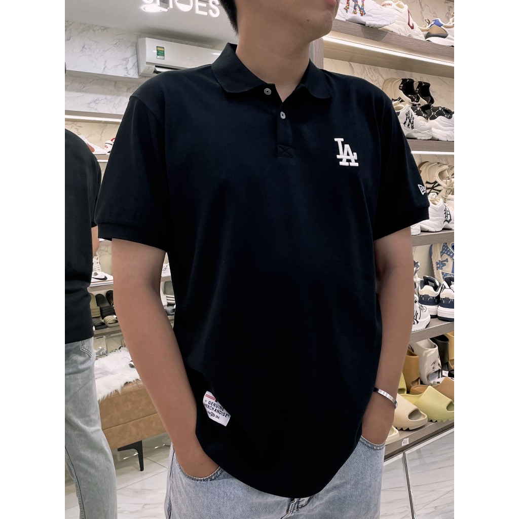 Áo New Era - Polo La Thêu - Black - Code: 13280344