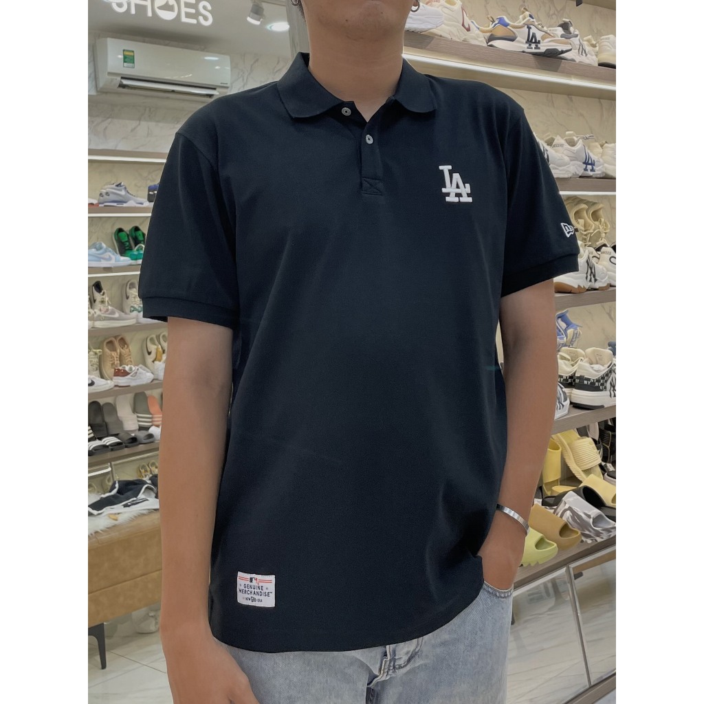 Áo New Era - Polo La Thêu - Black - Code: 13280344