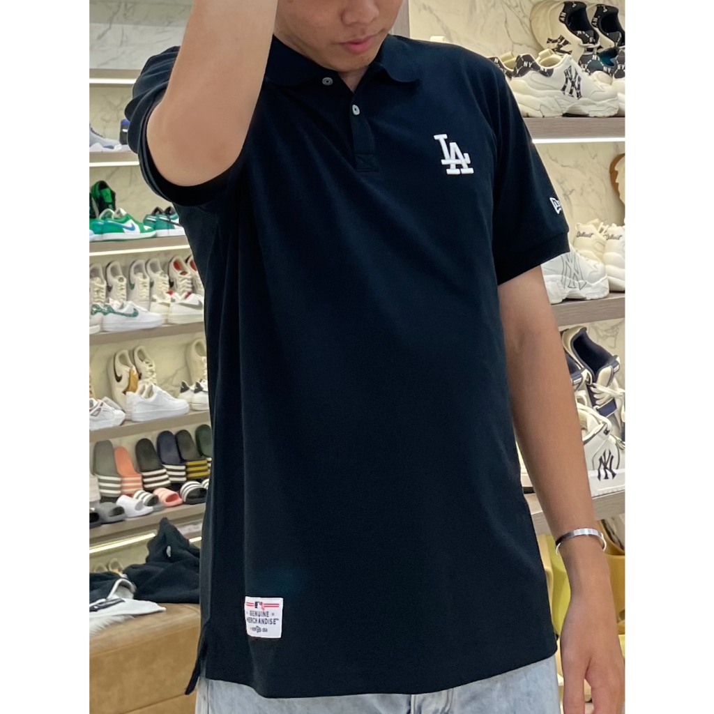 Áo New Era - Polo La Thêu - Black - Code: 13280344