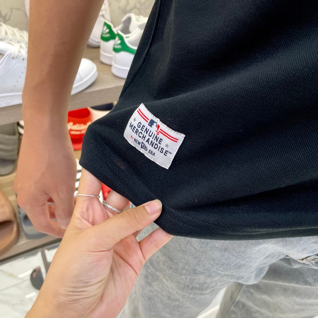 Áo New Era - Polo La Thêu - Black - Code: 13280344