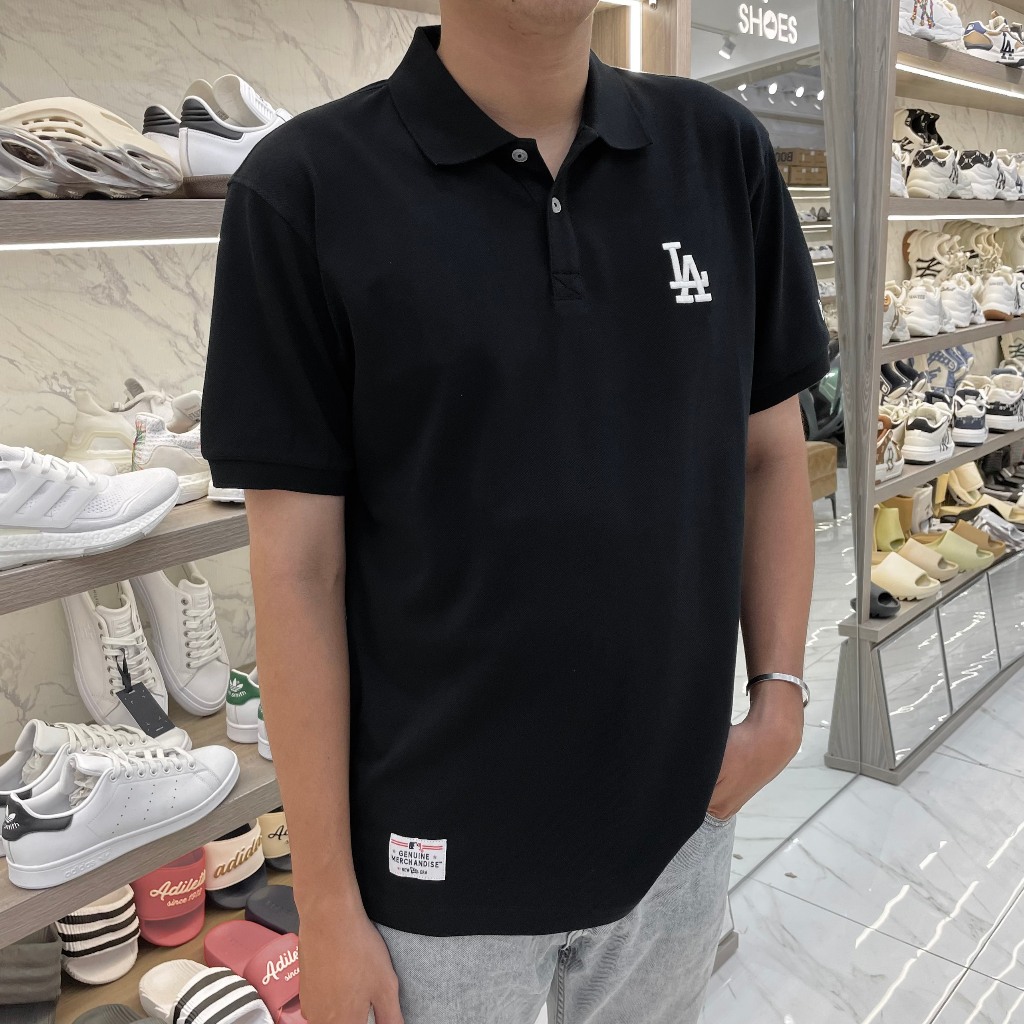 Áo New Era - Polo La Thêu - Black - Code: 13280344