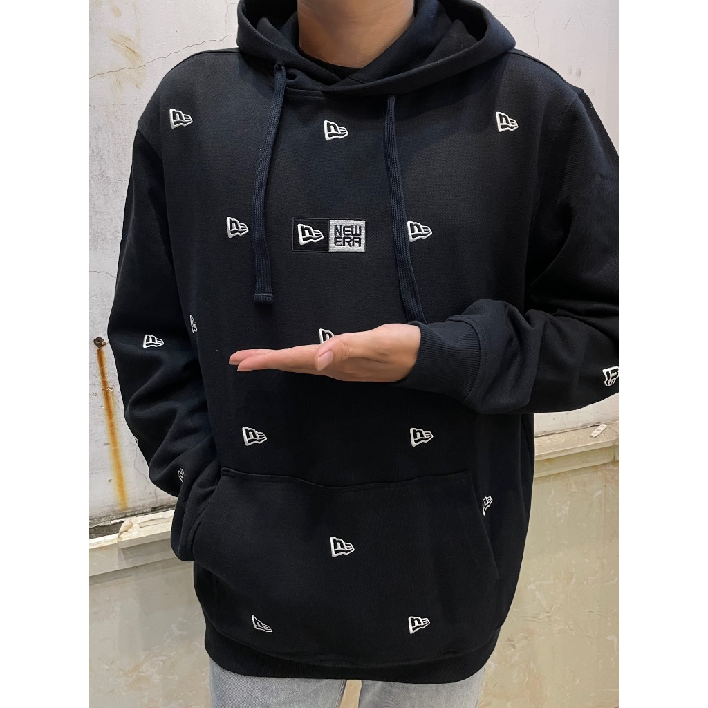 Áo Hoodie New Era Nhiều Logo Ne - Black - Code: 13560523