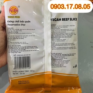 [Chay/mặn]Bò lát chay Âu Lạc (100gr)