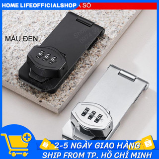 Cặp ổ khóa số Mật Khẩu Không Cần Khoan Chống Trộm Tiện Dụng Cho Tủ Lạnh khoá tủ chốt cửa