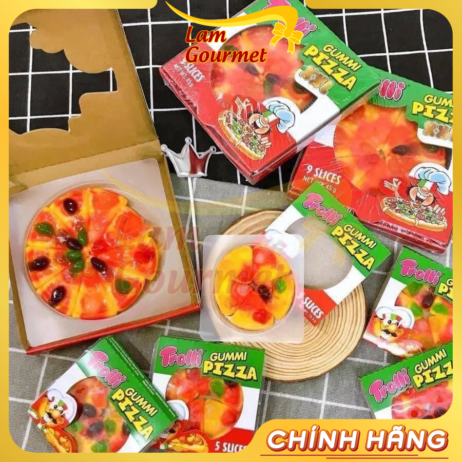Kẹo Dẻo Trolli Pizza Mỹ Hộp 15,5g - Lam Gourmet