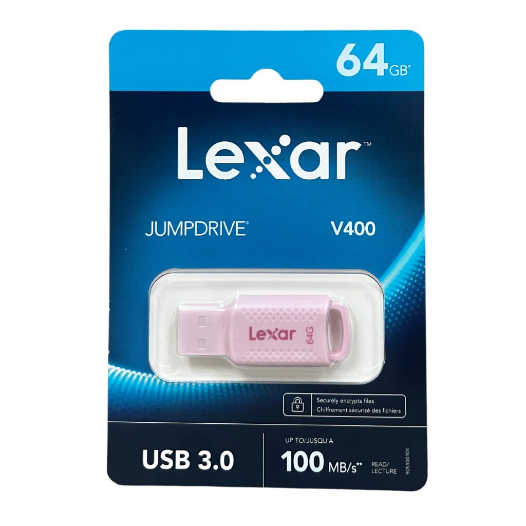 USB Lexar JumpDrive V400 32GB/ 64GB, Chuẩn USB 3.0, Tốc độ đọc 100Mb/s, chính hãng bảo hành 2 năm