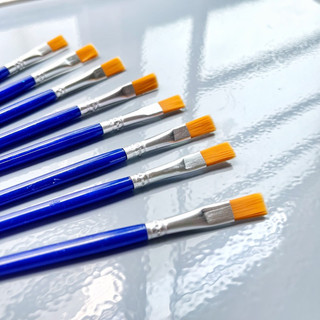 Cọ dẹp - cọ vẽ màu acrylic, cọ vẽ tranh, cọ tô tượng, cọ tô màu nước, cọ custom, cọ decor mô hình