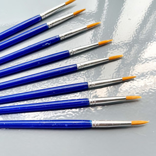 Cọ cơ bản - cọ vẽ màu acrylic, cọ vẽ tranh, cọ tô tượng, cọ tô màu nước, cọ custom, cọ decor mô hình