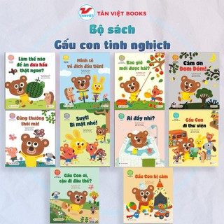 Bộ sách Gấu con tinh nghịch - Sách giáo dục tính cách cho trẻ