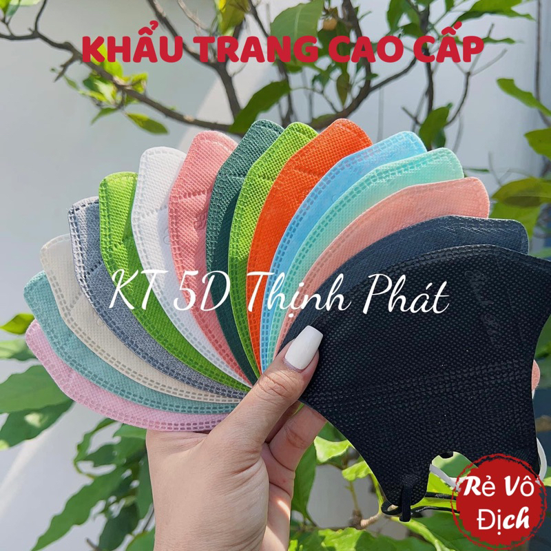 Khẩu Trang 5D Thịnh Phát 3 Lớp Kháng Khuẩn Cực Tốt, Cao Cấp, Chính Hãng