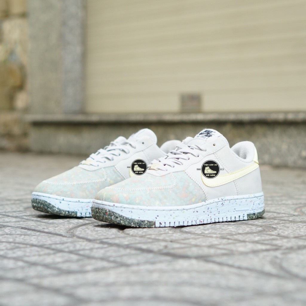 AF1 LOW CRATER PURE PLATINUM CT1986-001  -  SECONHAND CHÍNH HÃNG 100%