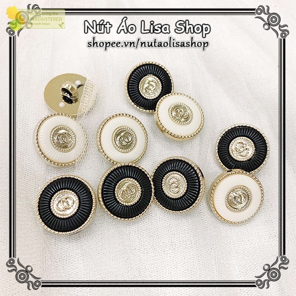 Combo 10 Nút Áo Lisa Shop Siêu Sang 1.8cm, 2cm