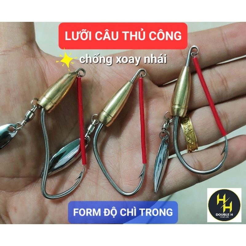 Lưỡi câu cá lóc độ chì trong chống xoay nhái hiệu quả cao