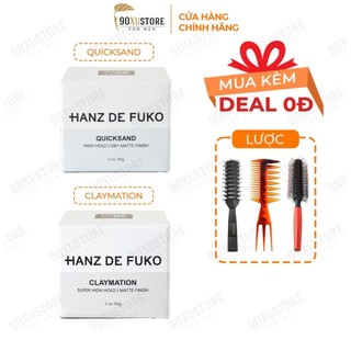 Sáp Vuốt Tóc Hanz De Fuko - Sáp Vuốt Tóc Hanz De Fuko 56g - Quicksand Tóc Mỏng & Claymation Tóc  Dày New 2023