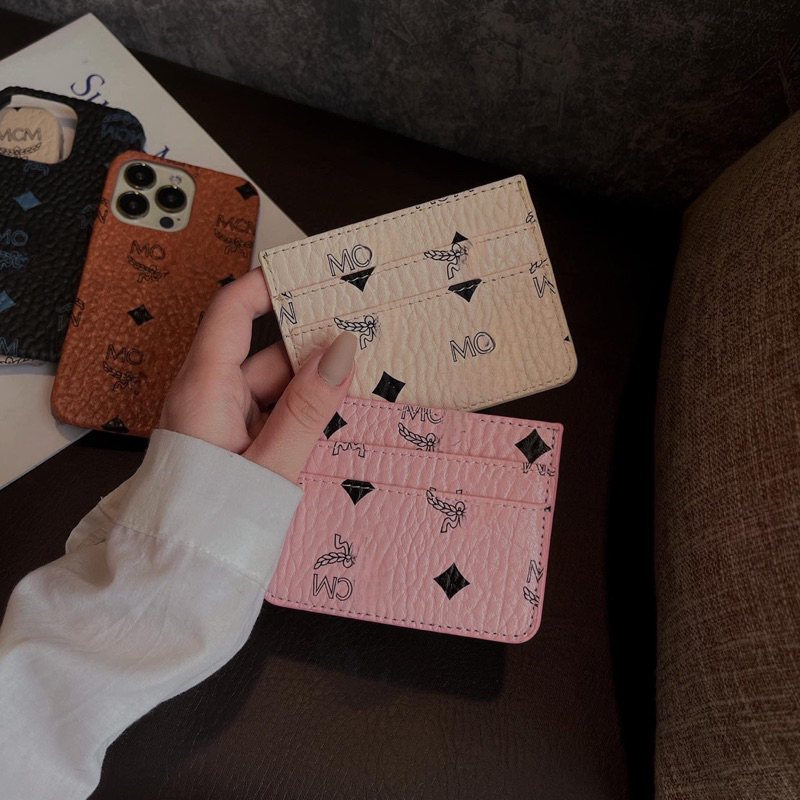 VÍ DA SẦN ĐỰNG THẺ HAI MẶT 7plus/8plus/x/xs/xsmax/11/11promax/12PROMAX/13promax/14promax,Anh Gà Case