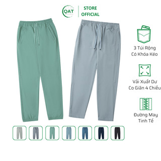  Quần gió thể thao nữ bigsize vải xi xuất Hàn mỏng thoáng mát co giãn 4 chiều lên dáng đẹp - quần áo quang thanh 