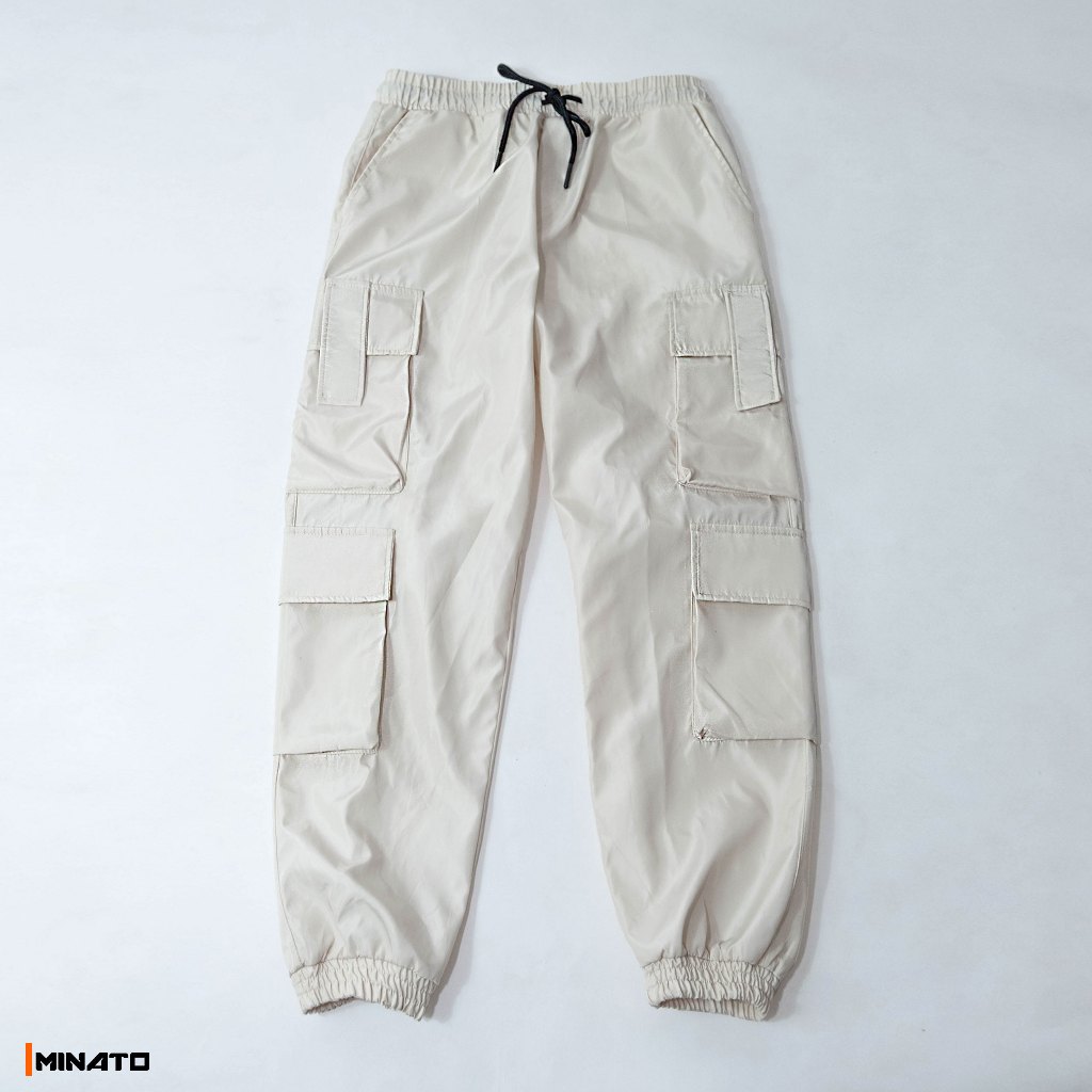 Quần Jogger Dù Túi Hộp Oversized Nam Nữ