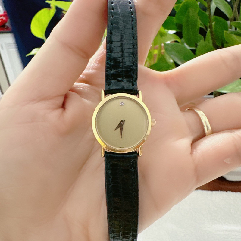 Đồng hồ nữ si nhật hiệu Raymond Weil, bọc vàng full đít, khoá zin