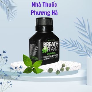 Viên uống thảo dược thơm miệng Breath Pearls (Úc ) Lọ 50 viên