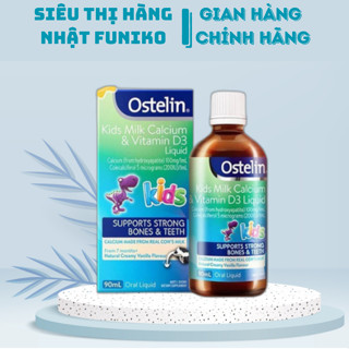 Canxi khủng long ostelin liquid dạng nước 90ml bổ sung cho bé từ 7 tháng tuổi