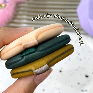 Bông mút tán nền/cushion hình giọt nước, Bông mút mỏng, mặt bông êm, hạn chế hút nền