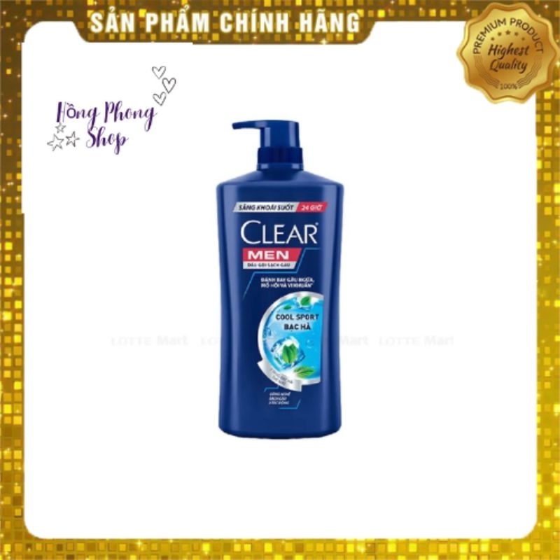 Dầu Gội Clear Men 630g - Hàng Chính Hãng