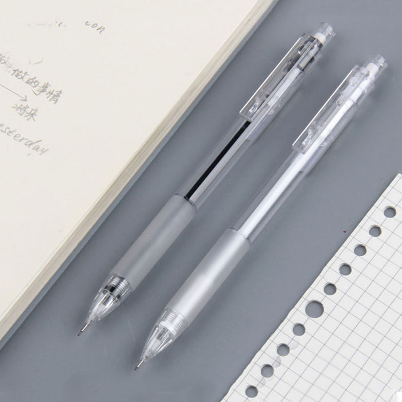Bút Chì Bấm Cơ Học 0.5mm Phong Cách Muji Tiện Lợi Dành Cho Học Sinh