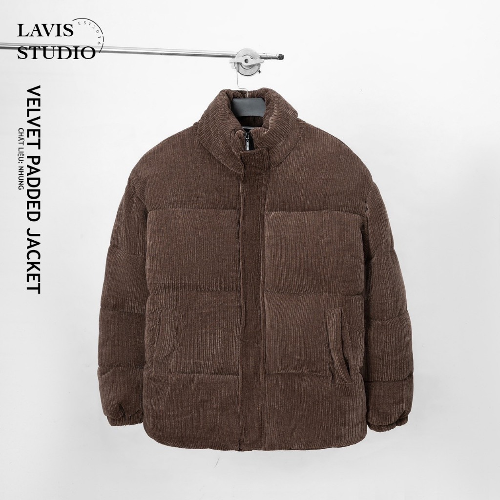 Áo phao nhung nam nữ  LAVIS cao cấp siêu ấm