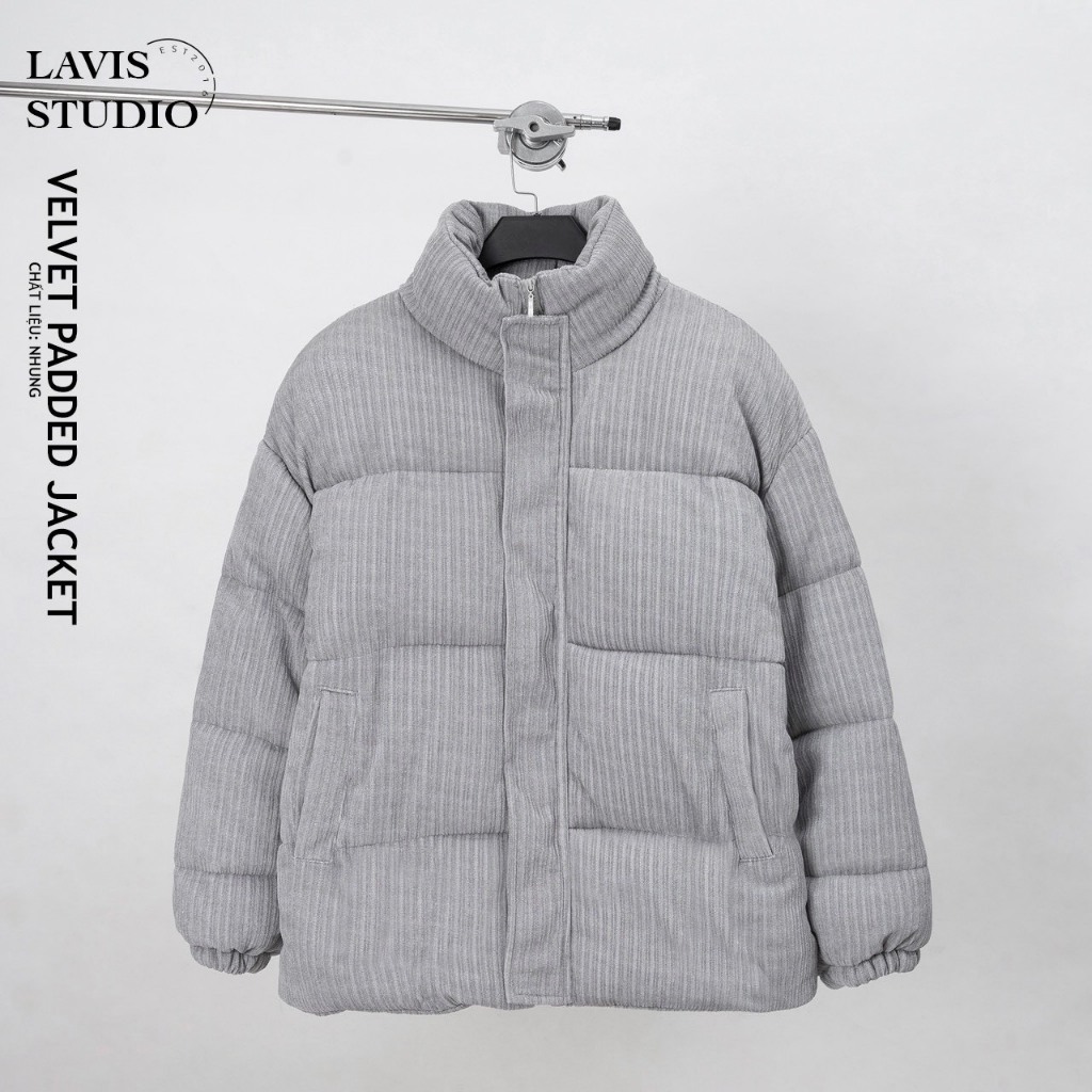 Áo phao nhung nam nữ  LAVIS cao cấp siêu ấm
