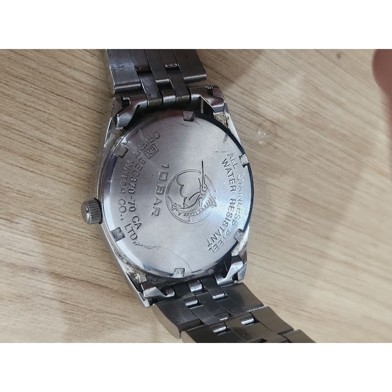 ĐỒNG HỒ SI NHẬT DÂY THÉP KHÔNG RỈ MẶT VÁT CẠNH DÀNH CHO NAM - THUƠNG HIỆU ORIENT