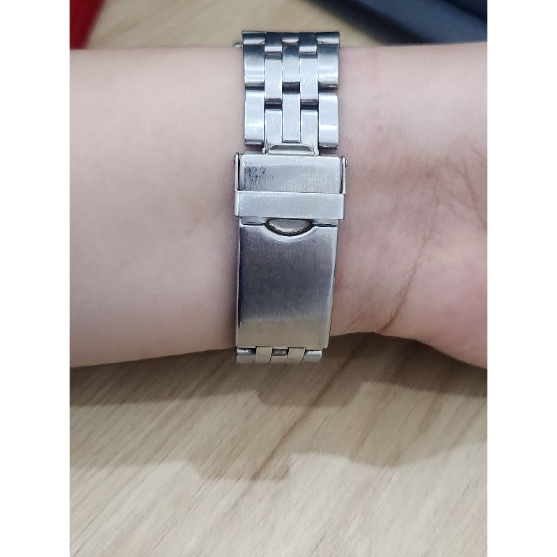 ĐỒNG HỒ SI NHẬT DÂY THÉP KHÔNG RỈ MẶT VÁT CẠNH DÀNH CHO NAM - THUƠNG HIỆU ORIENT