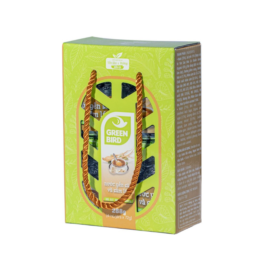 Lốc Nước Yến Sào Và Sâm Lát - NUTRINEST -