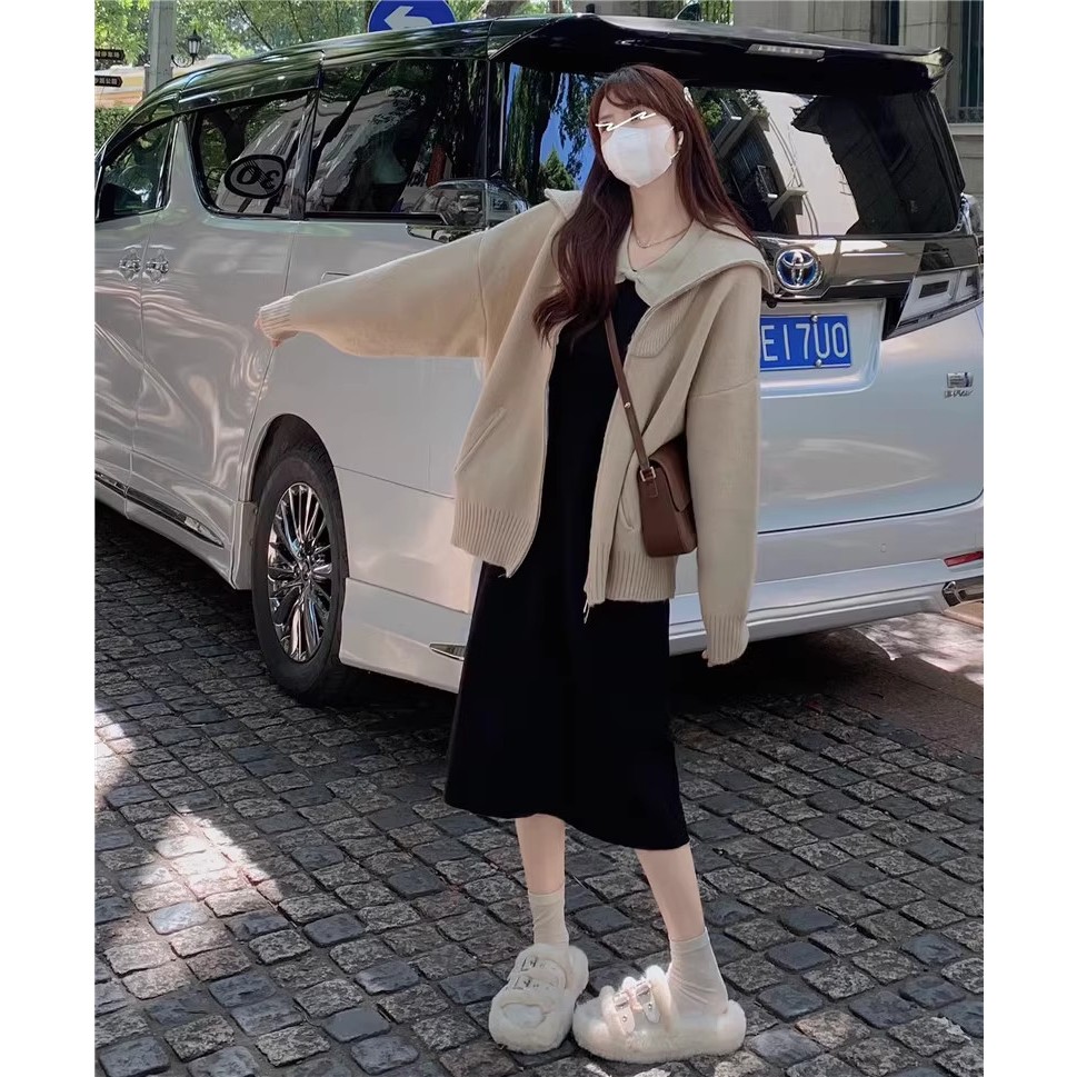 Váy Tiểu Thư VINTAGE Dài Tay Cổ Bánh Bèo