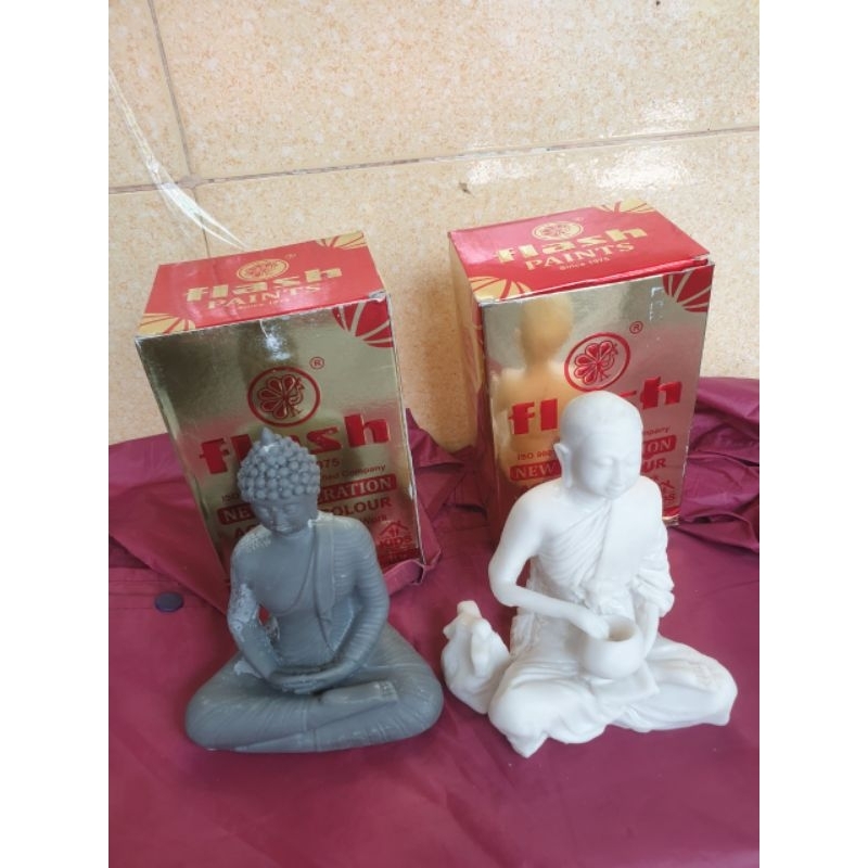 Màu nhũ Acrylic flash ấn độ 1000ml, màu vẽ vải, màu sơn tượng. sơn phủ đa chất liệu, màu nhũ vàng 106