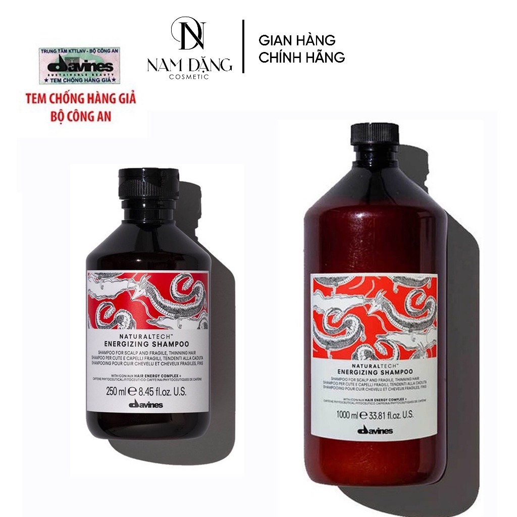 Dầu Gội Chống Rụng Tóc Davines Naturaltech Energizing Shampoo