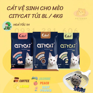 [HỎA TỐC] Cát vệ sinh cho Mèo CITYCAT 8L - Siêu vón khử mùi giá rẻ