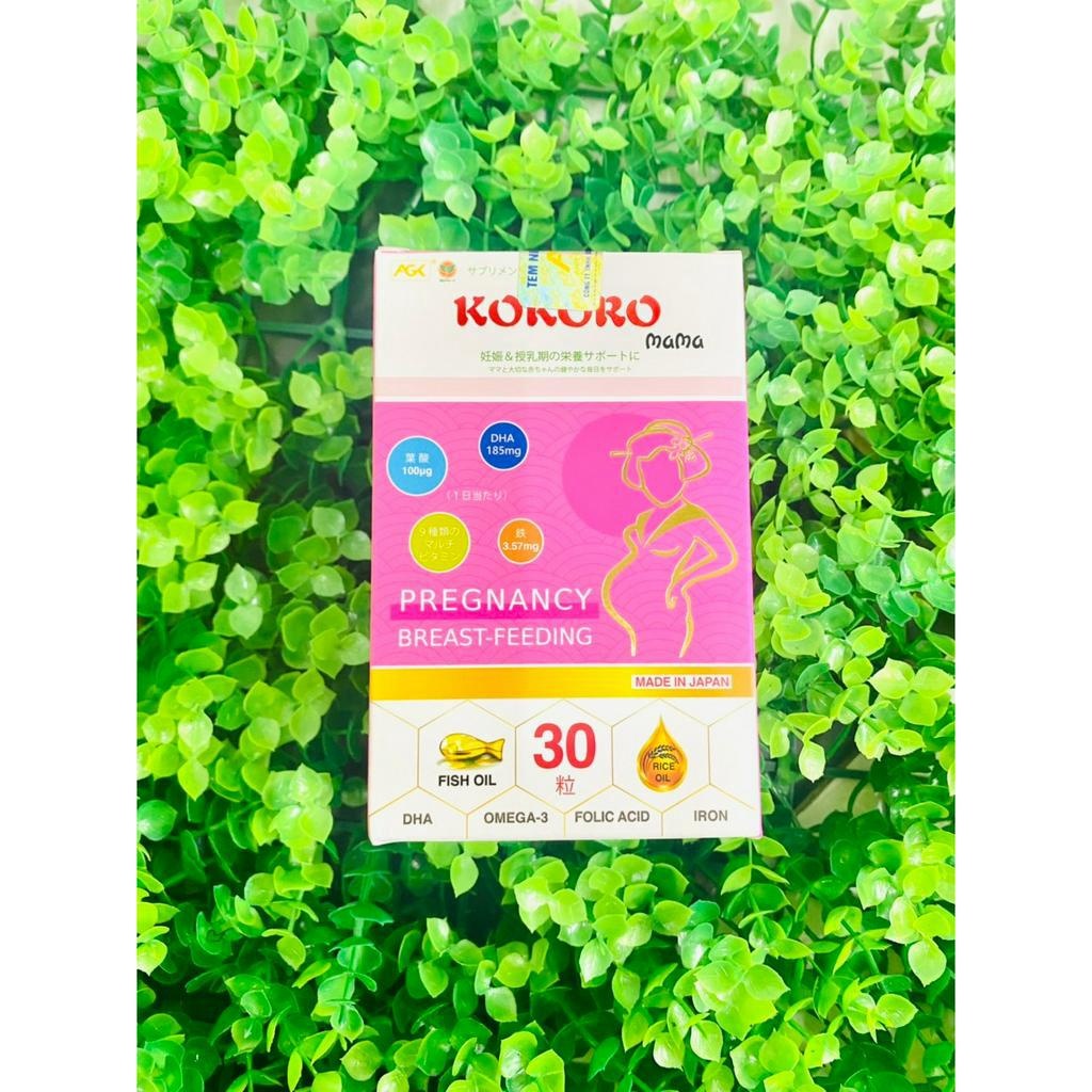 Viên Uống Kokoro Mama NHật Bản hỗ trợ bổ sung Vitamin cho bà bầu