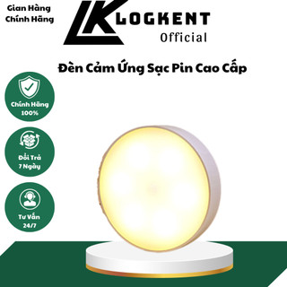 Đèn LED Cảm Ứng Trong Đêm Có Người Đi Qua Tự Động Sáng, Sử Dụng Pin Sạc Cao Cấp, Tặng Cáp Sạc (LOGKENT)