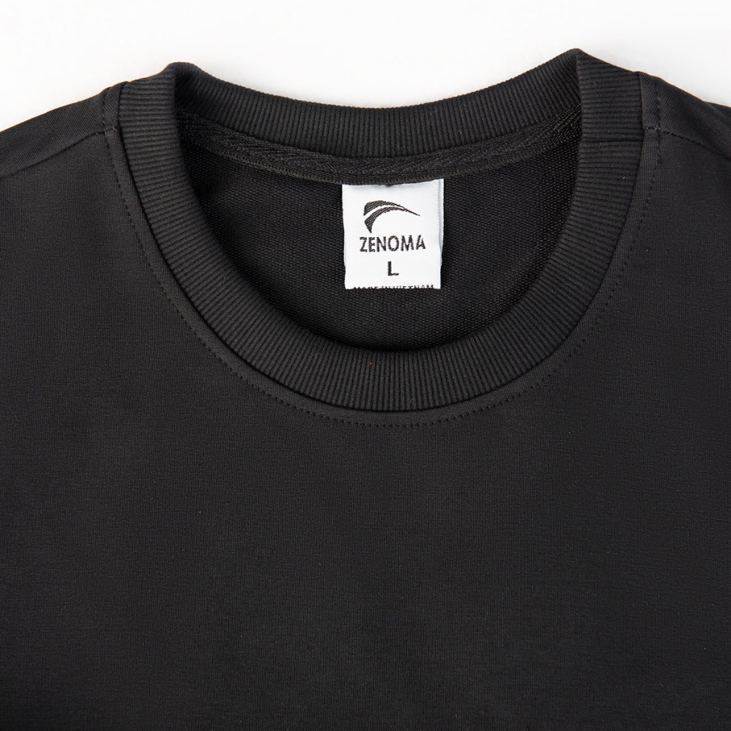 Áo Nỉ Nam Dài Tay Thu Đông ZENOMA Sweater Cotton Fom Basic Cao Cấp Dày Dặn Ấm Không Bai Xù – D054