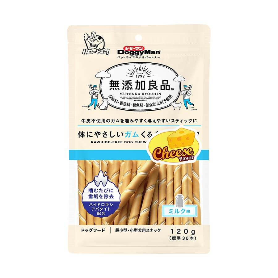 Que gặm hương sữa phô mai mini Doggyman 120g